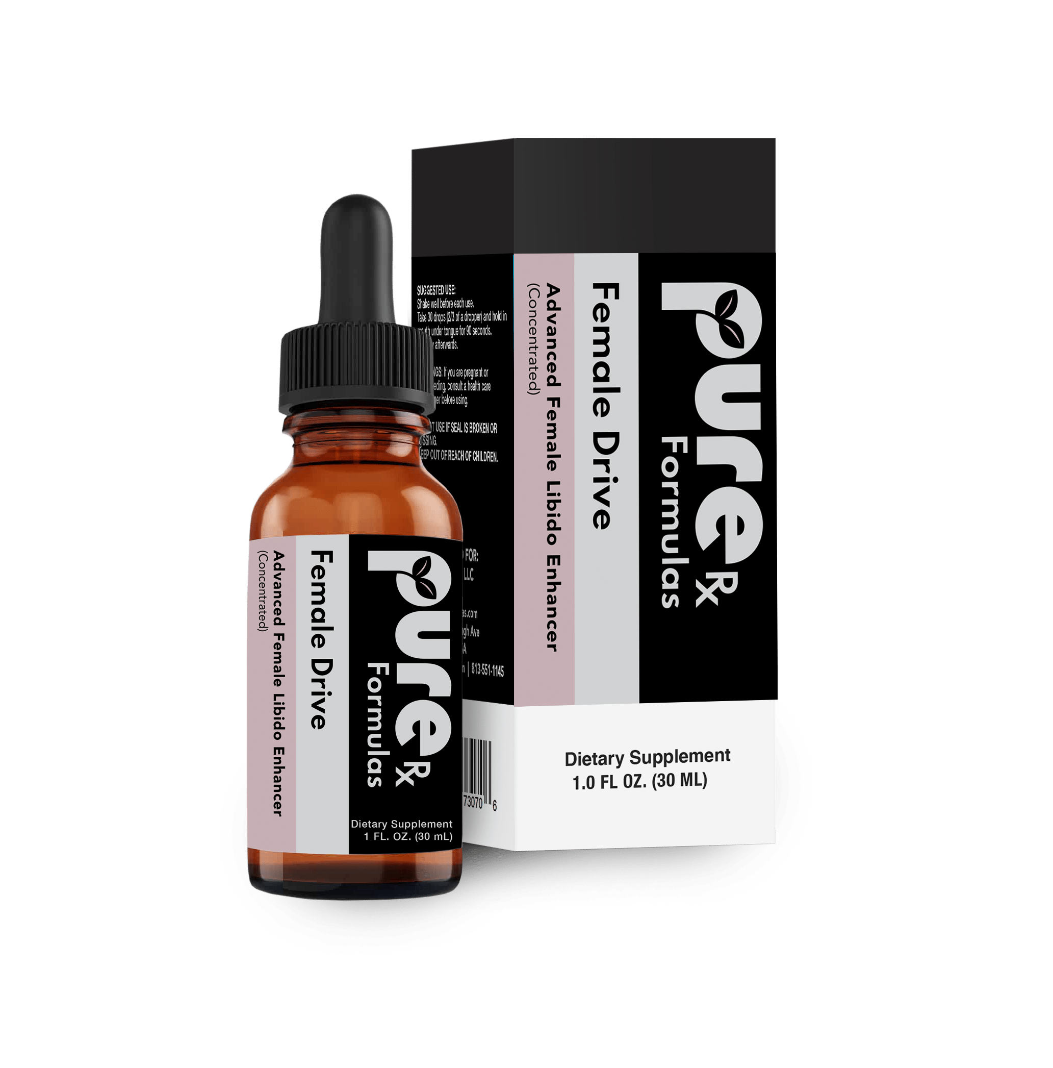 FemaleDrive_tincture&box purerx formulas female drive